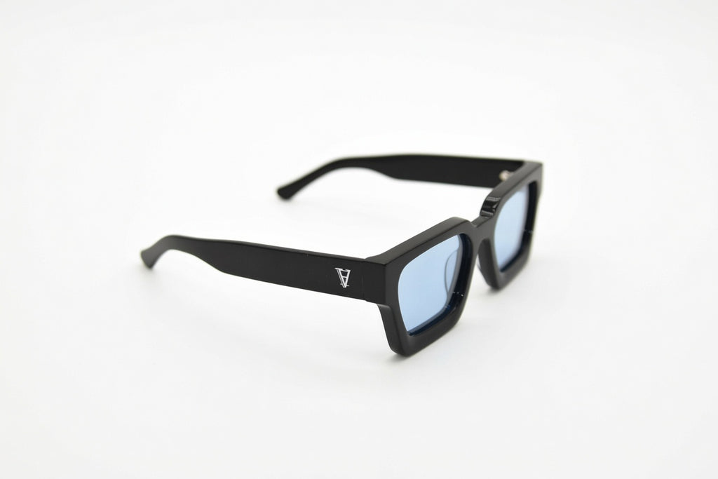 Monarch - White Logo Light Blue Lens