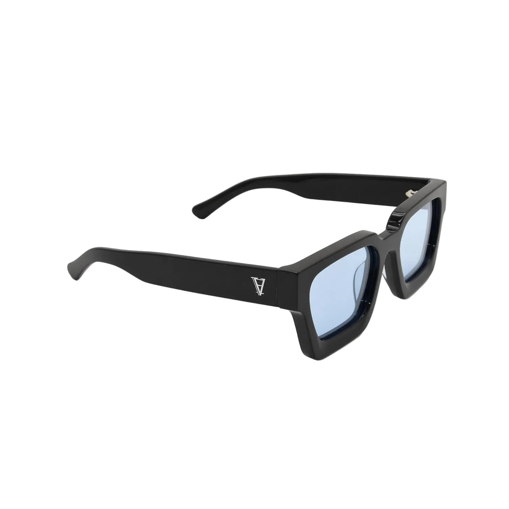 Monarch - White Logo Light Blue Lens