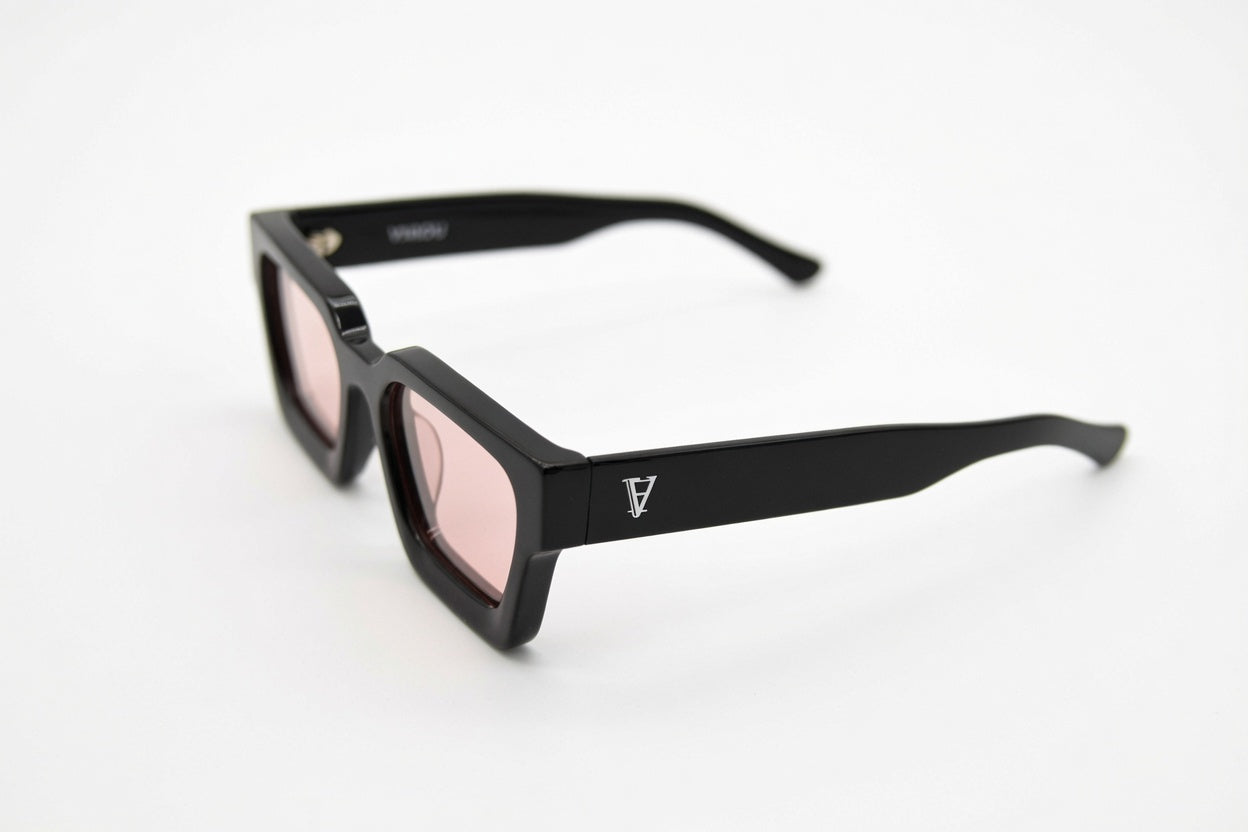 Monarch White Logo - Pink Lens