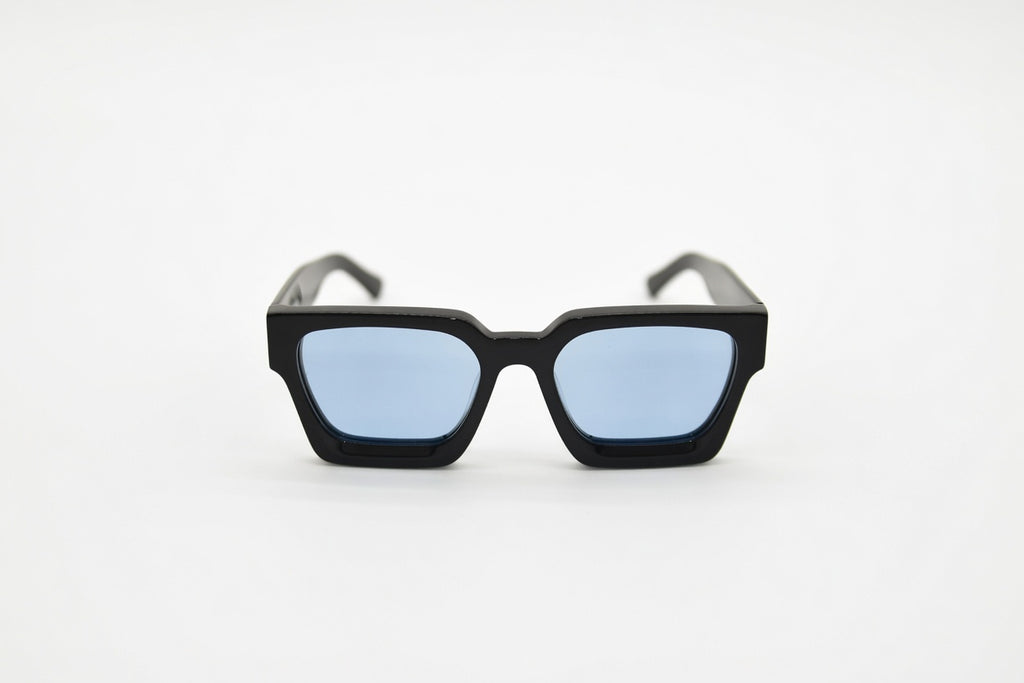 Monarch - White Logo Light Blue Lens