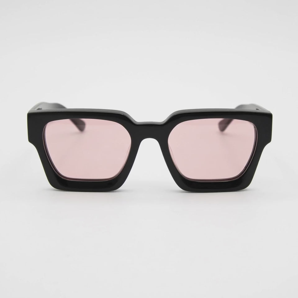 Monarch White Logo - Pink Lens